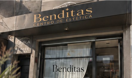 Frente de Benditas Centro de Estética, en Av. Rivadavia 884, Piñeyro